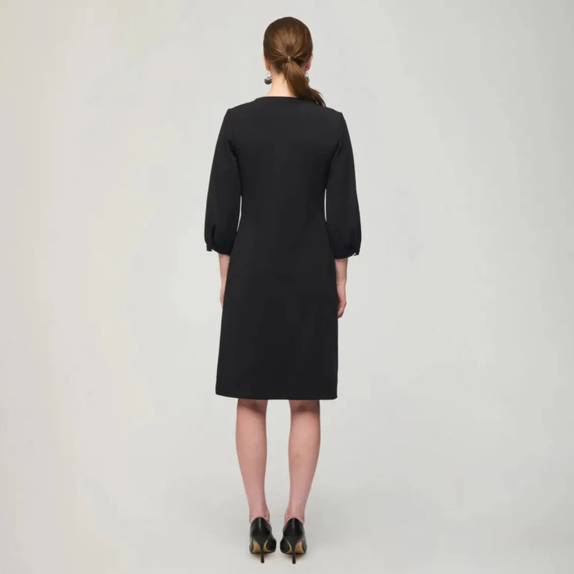 Aarikka naisten mekko, ELEANA MEKKO JERSEY Musta