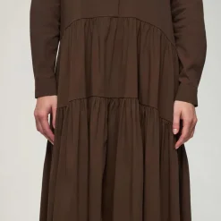 Aarikka naisten mekko Trine, tummanruskea