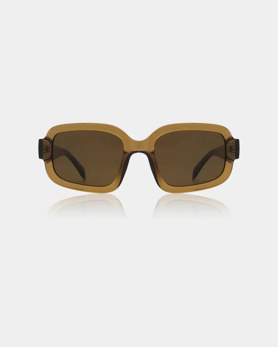 A.Kjaerbede unisex aurinkolasit Pluto, vaaleanruskea