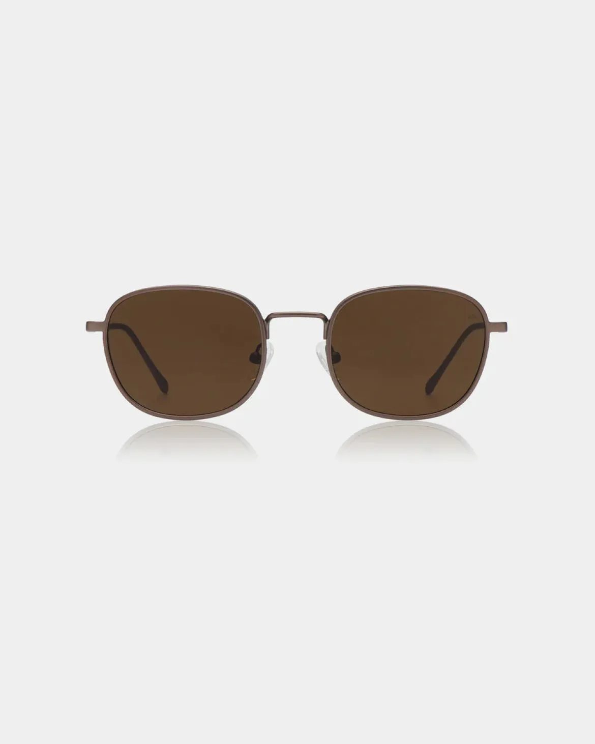 A.Kjaerbede unisex aurinkolasit Hello, tummanruskea