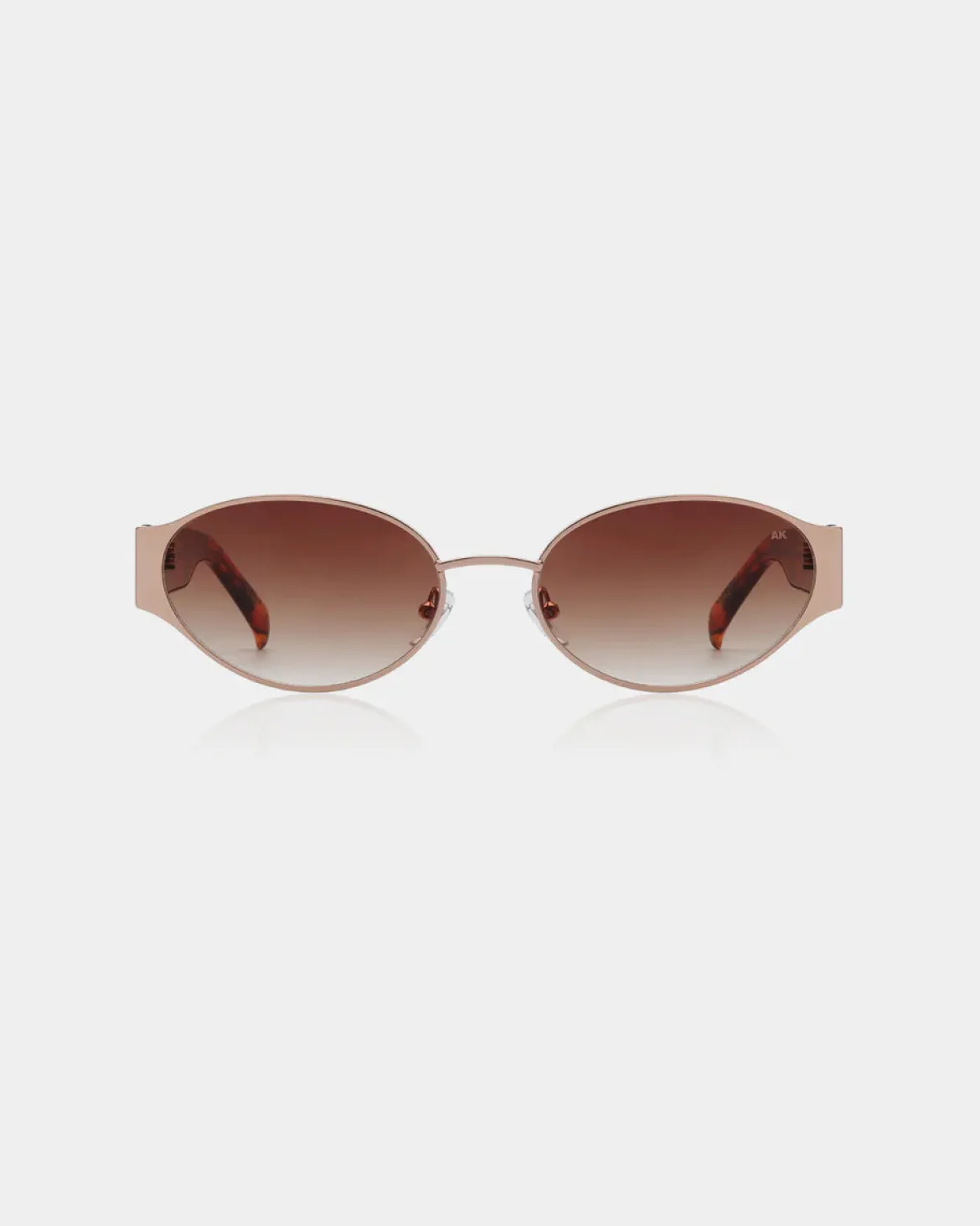 A.Kjaerbede unisex aurinkolasit Bella, ruskea kuosillinen