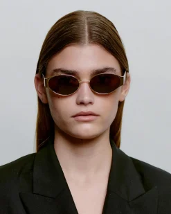A.Kjaerbede unisex aurinkolasit Bella, Kulta