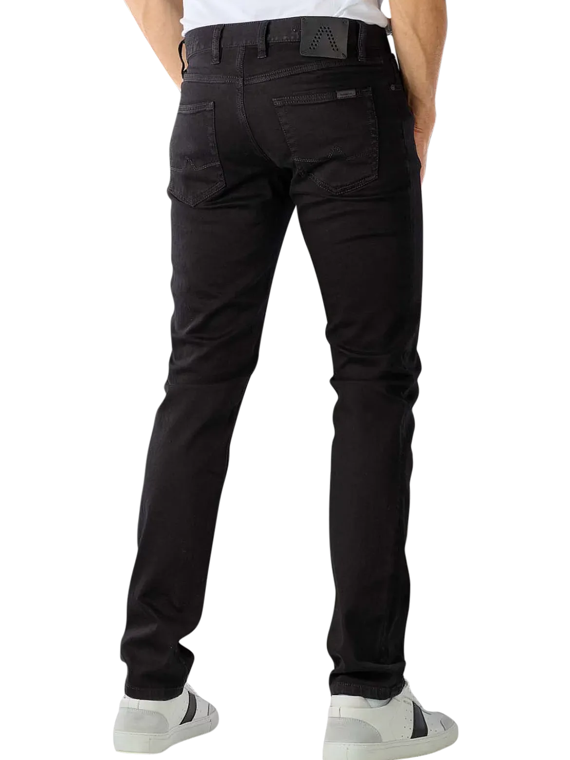 Alberto miesten farkut Pipe Denim Superfit Dual FX, musta
