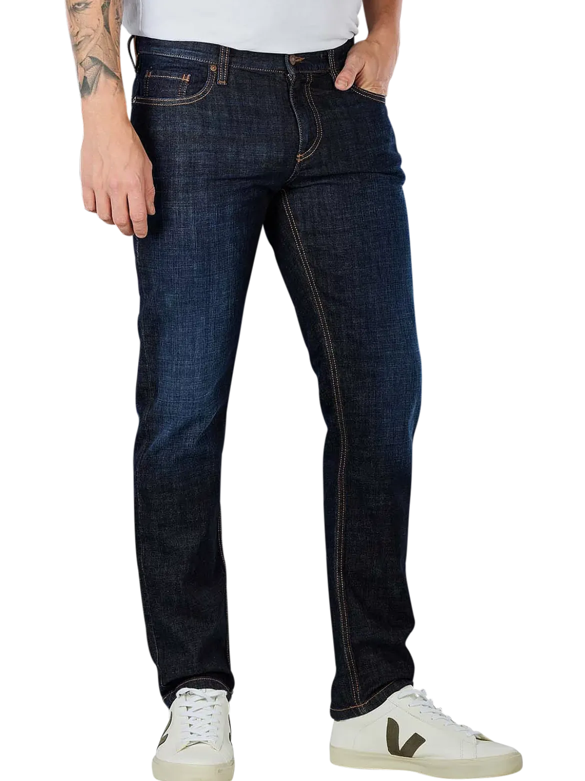 Alberto miesten farkut Pipe Super Stretch Denim, sininen