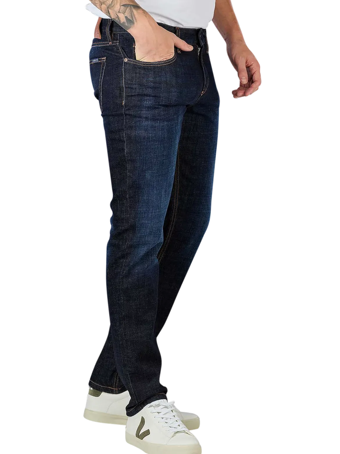 Alberto miesten farkut Pipe Super Stretch Denim, sininen
