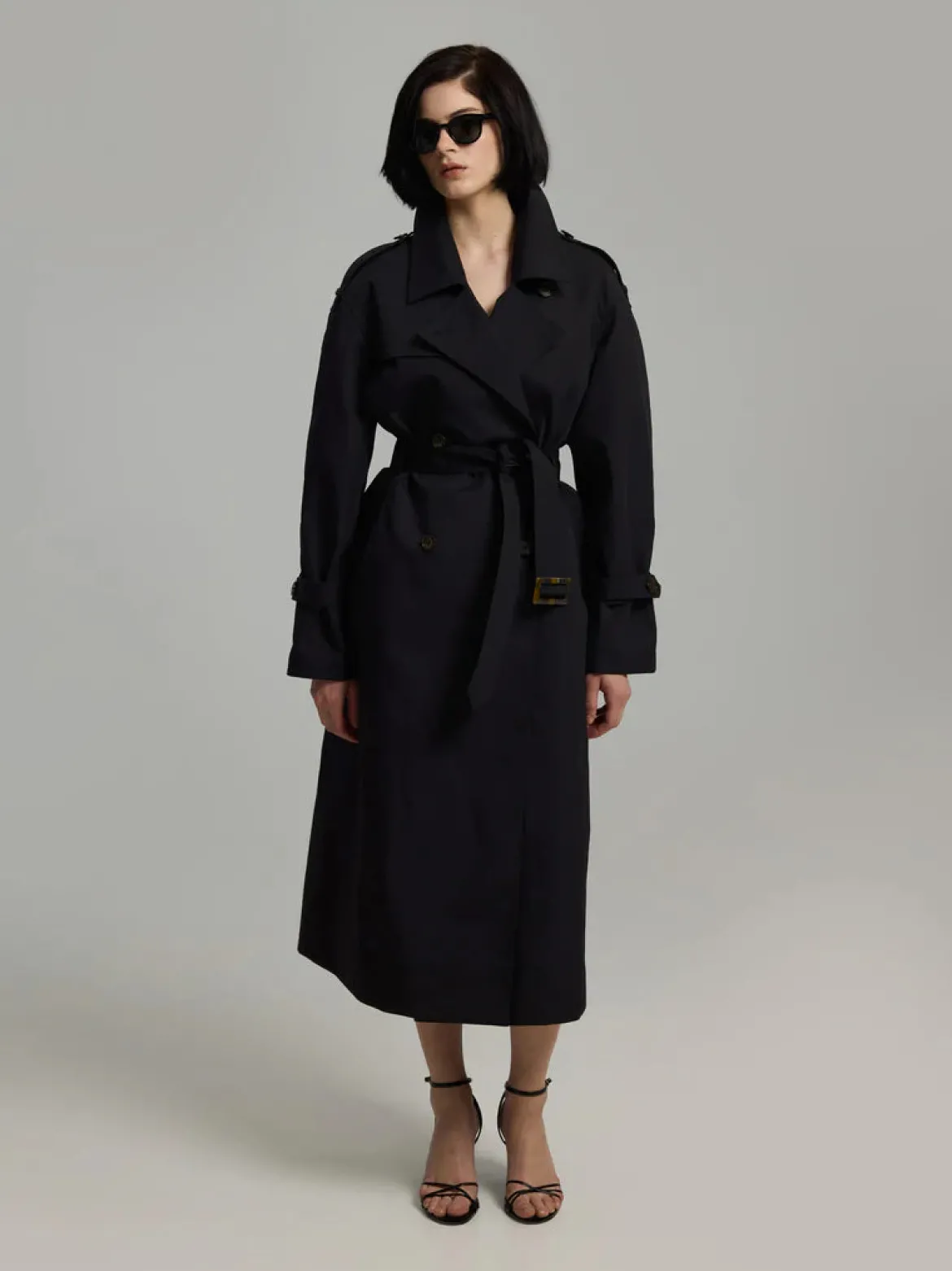 Andiata naisten trenssitakki Suela 2 Coat, musta