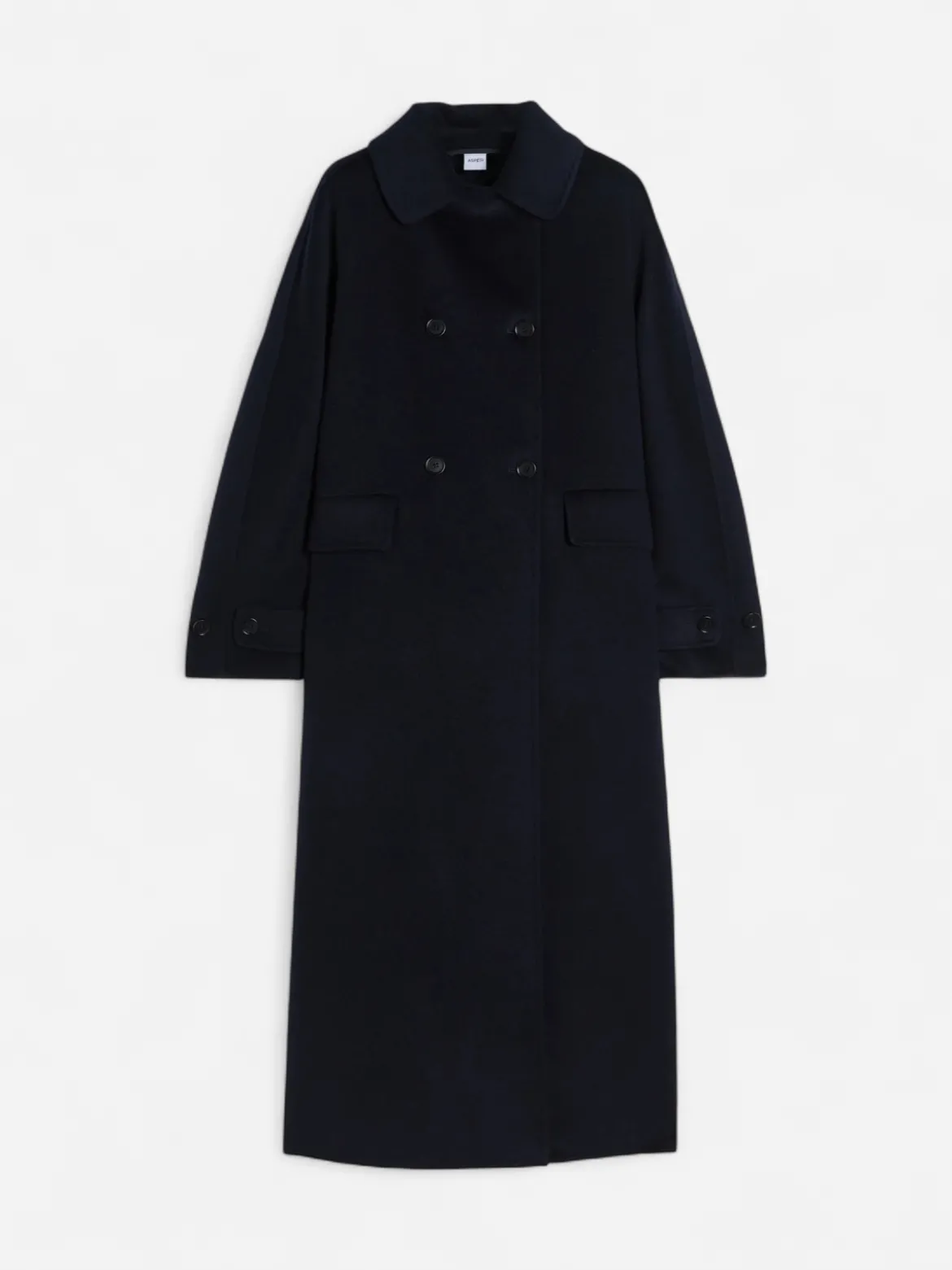 Aspesi naisten villakangastakki Wool Coat, tummansininen