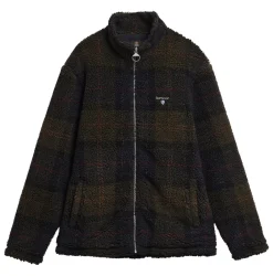 Barbour miesten fleecetakki Tartan Sherpa Fleece, vihreä ruutu