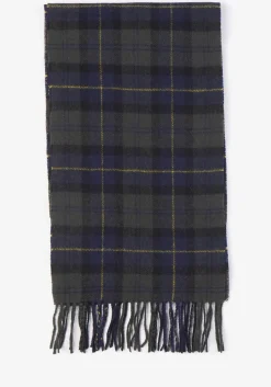 Barbour miesten huivi Tartan Lambswool Scarf, vihreä ruutu