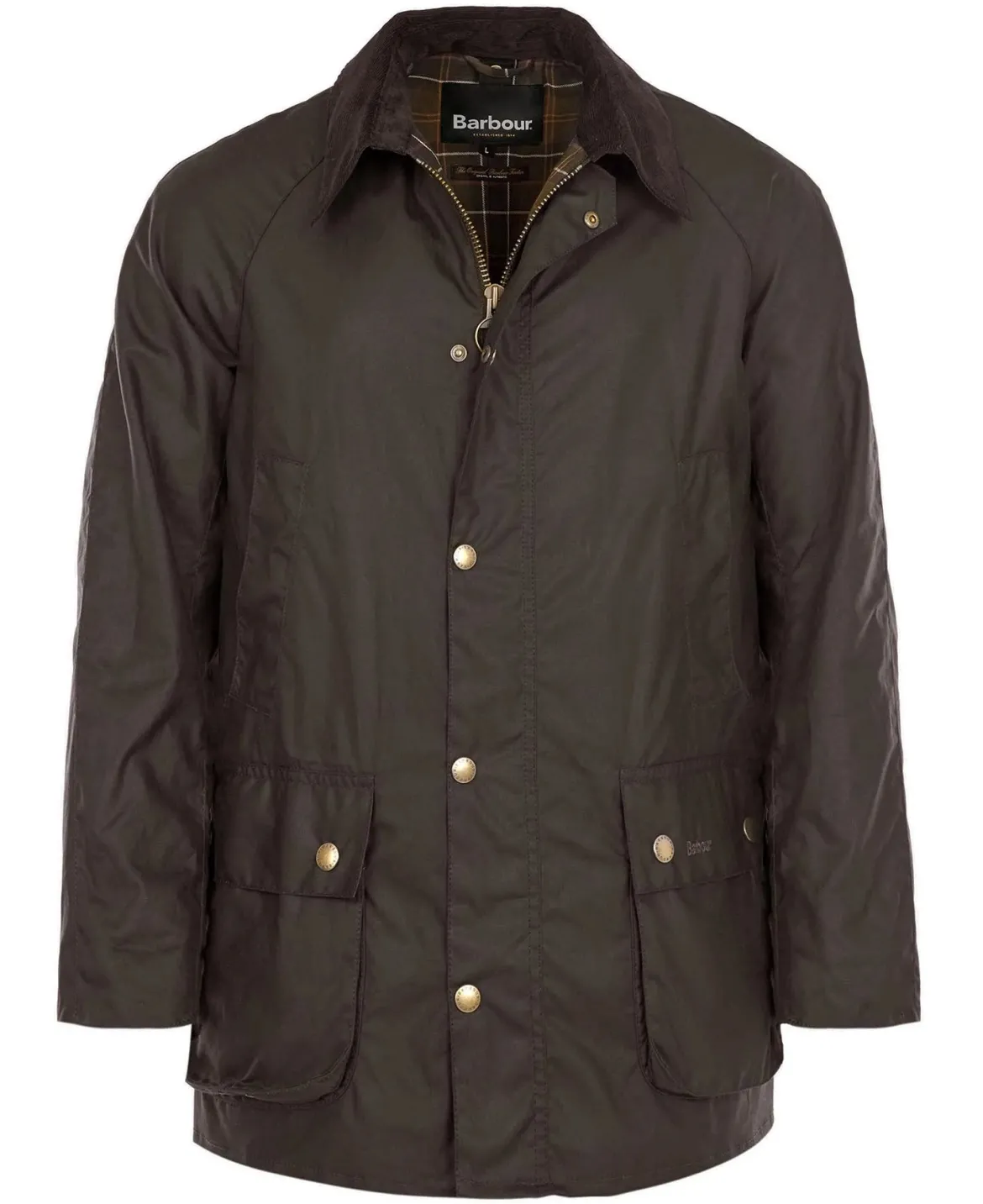 Barbour miesten takki Ashby Waxed Jacket, khaki