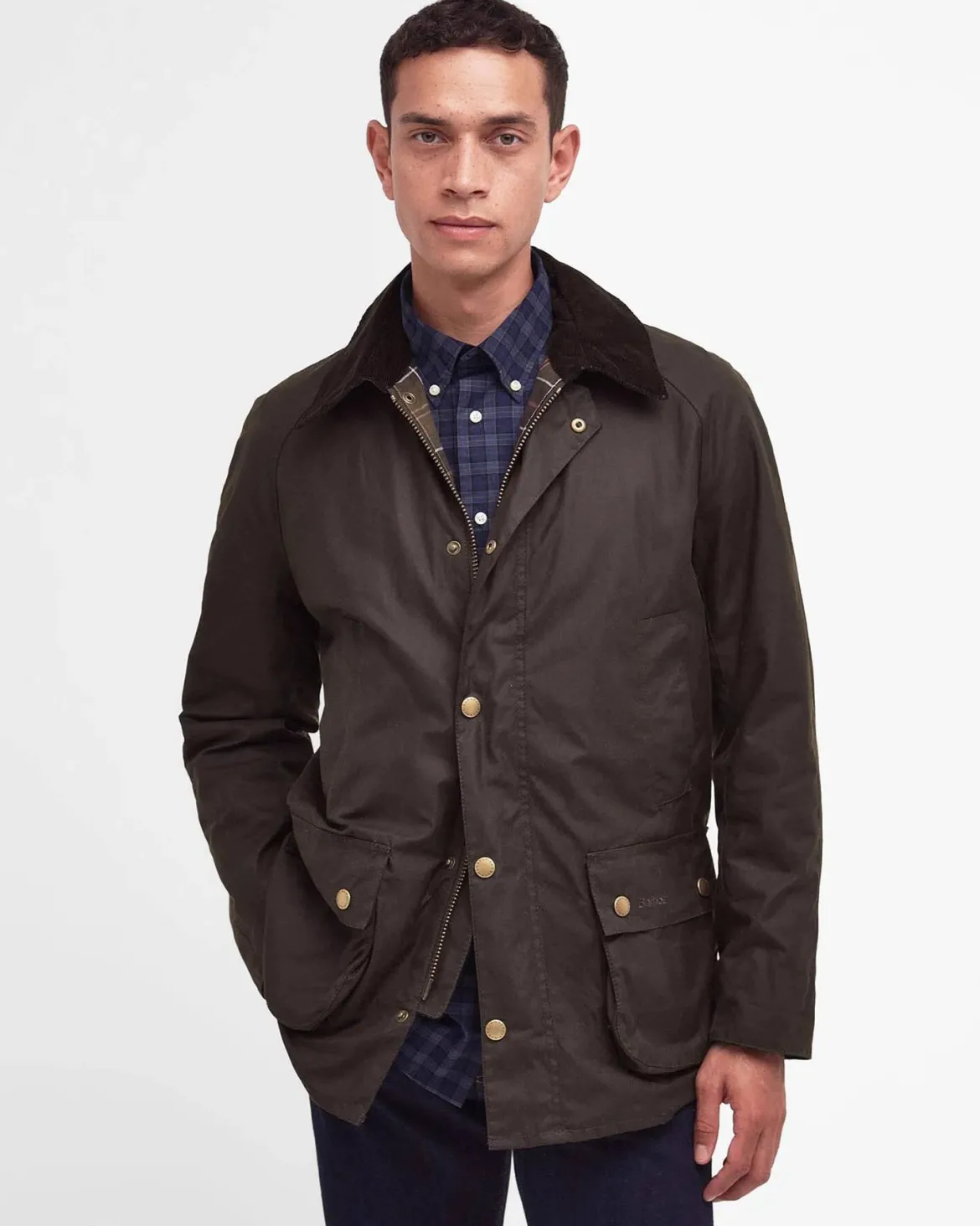 Barbour miesten takki Ashby Waxed Jacket, khaki