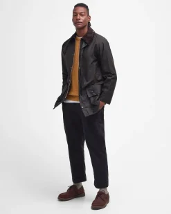 Barbour miesten takki Classic Beaufort Wax Jacket, tumma oliivi