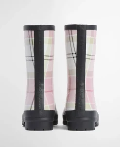 Barbour naisten saappaat Banbury Mid Wellingtonds, pinkki kuosi