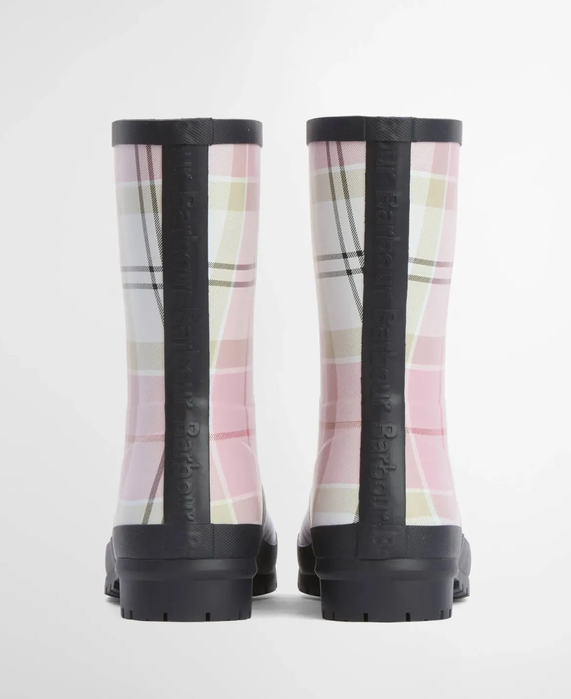 Barbour naisten saappaat Banbury Mid Wellingtonds, pinkki kuosi