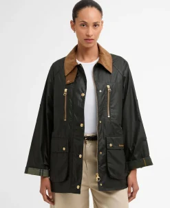 Barbour naisten takki Argill Wax, khaki