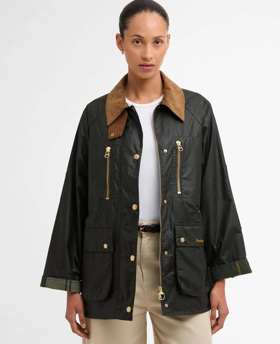 Barbour naisten takki Argill Wax, khaki
