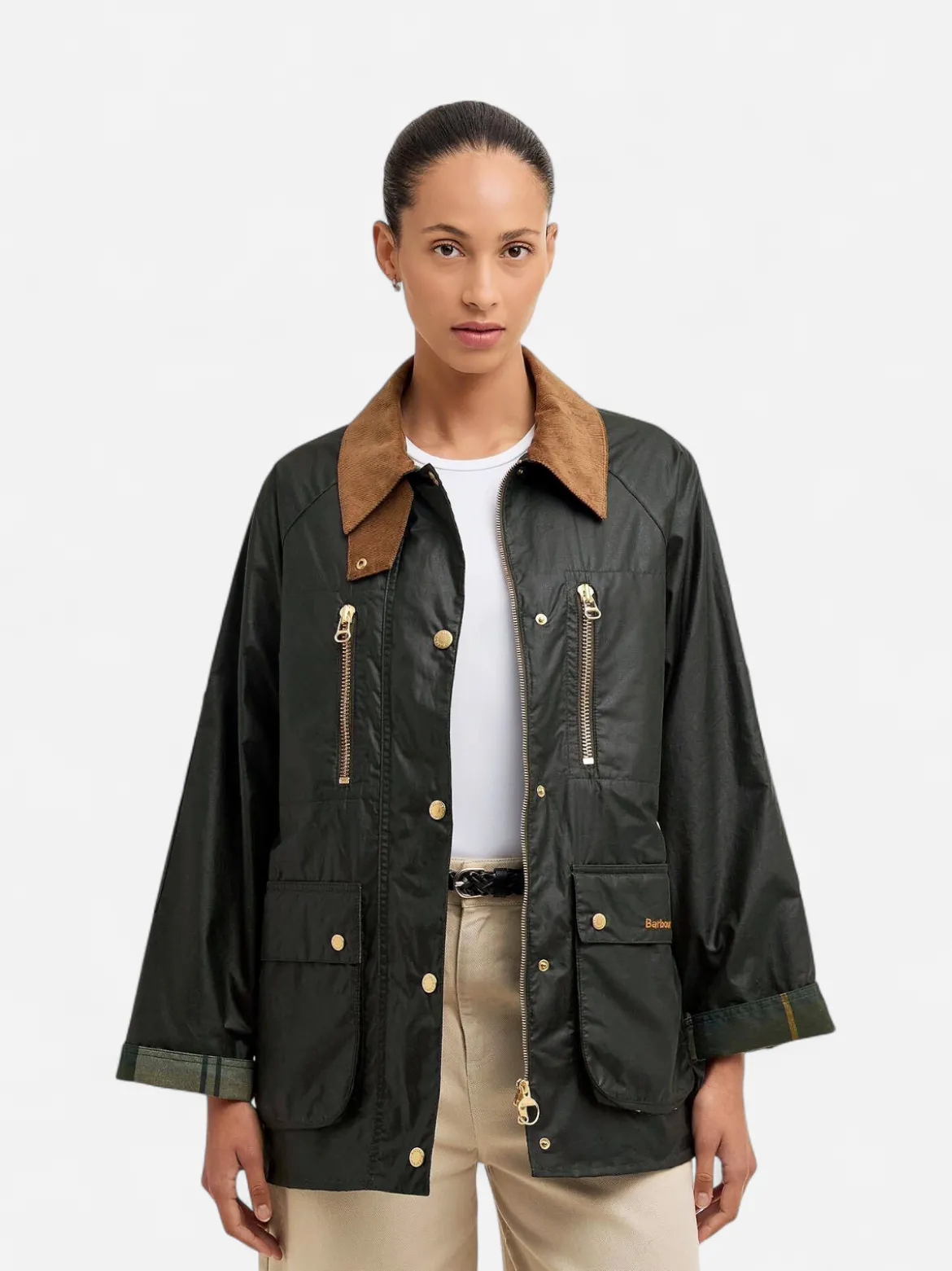 Barbour naisten takki Argill Wax, khaki