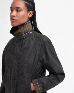 Barbour naisten takki, Barbour Classic Beadnell Wax Jacket Khaki