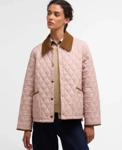 Barbour Naisten Tikkitakki Icons Cropped Liddesdale Jacket Vaaleanpunainen