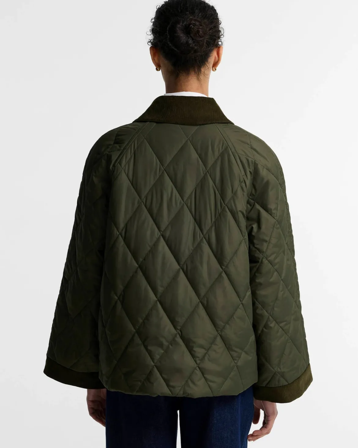 Barbour naisten tikkitakki Kilnwick Quilt, Khaki