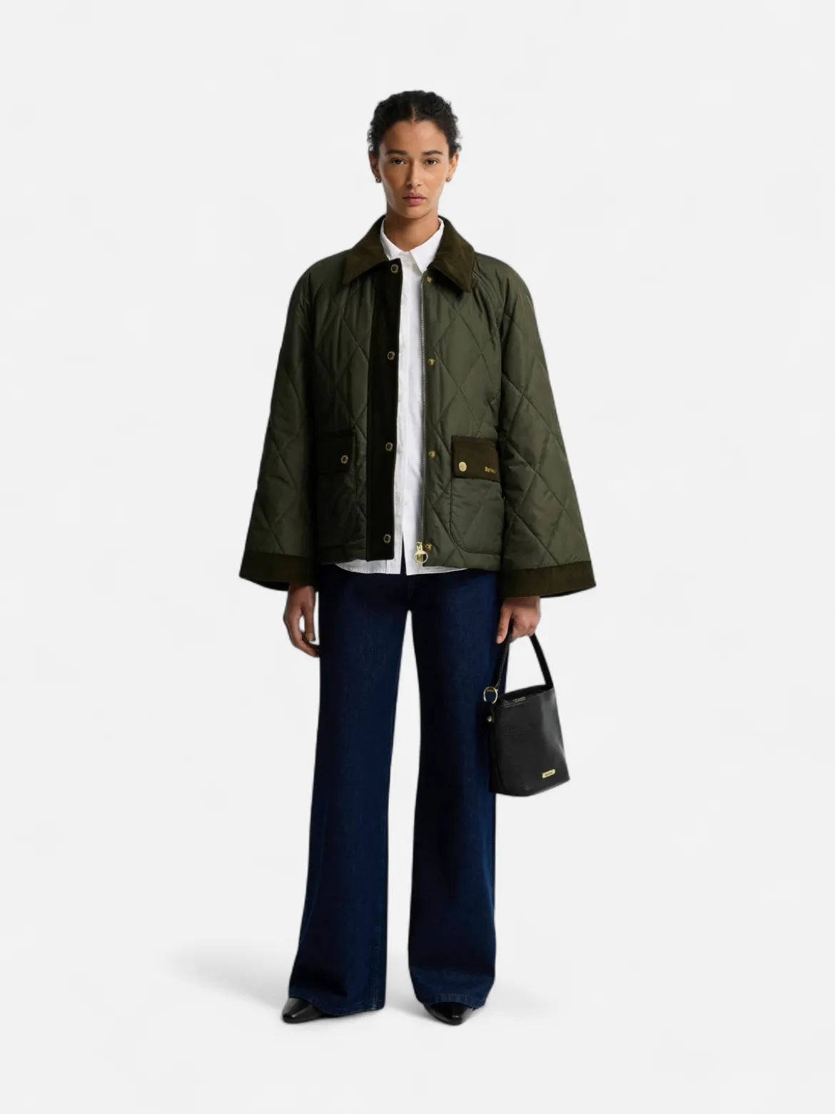 Barbour naisten tikkitakki Kilnwick Quilt, Khaki