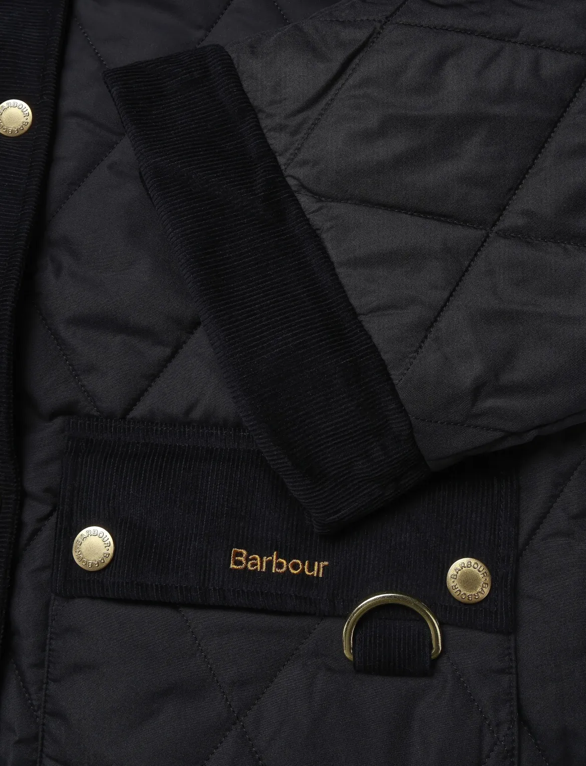 Barbour naisten tikkitakki Kilnwick Quilt, musta