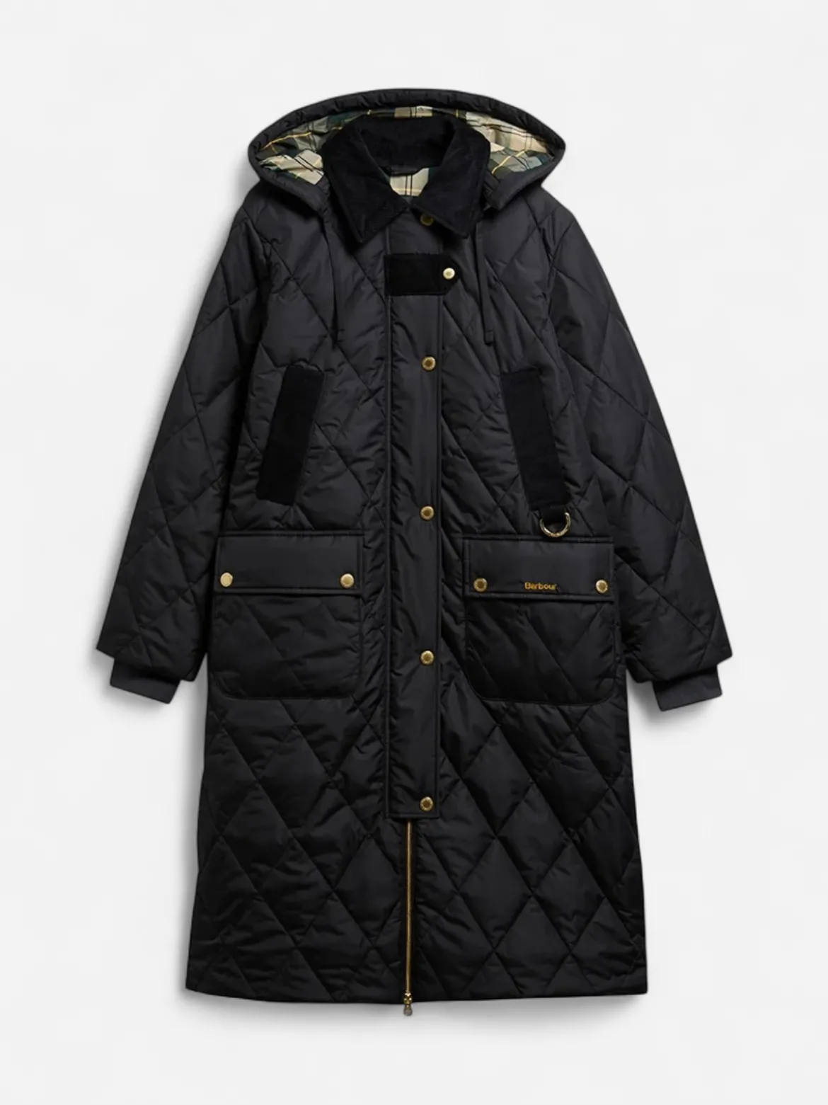 Barbour naisten tikkitakki Rudson Quilt, musta
