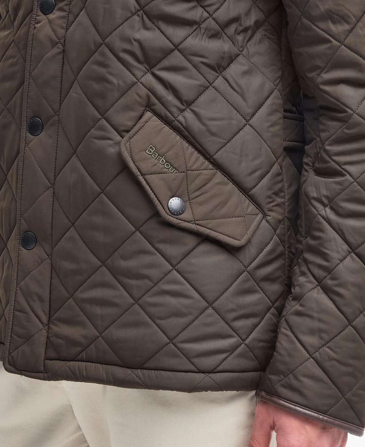 Barbour Powell Quilt KHAKI