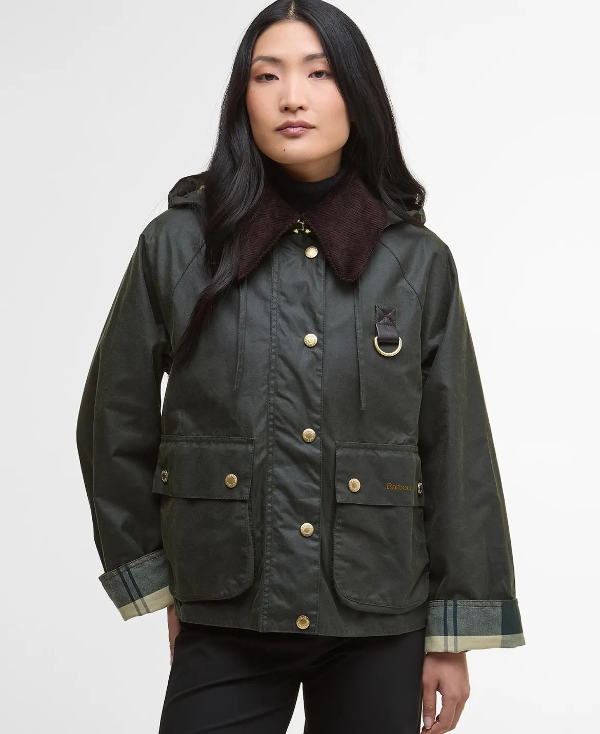 Barbour Reighton Wax Jacket KHAKI