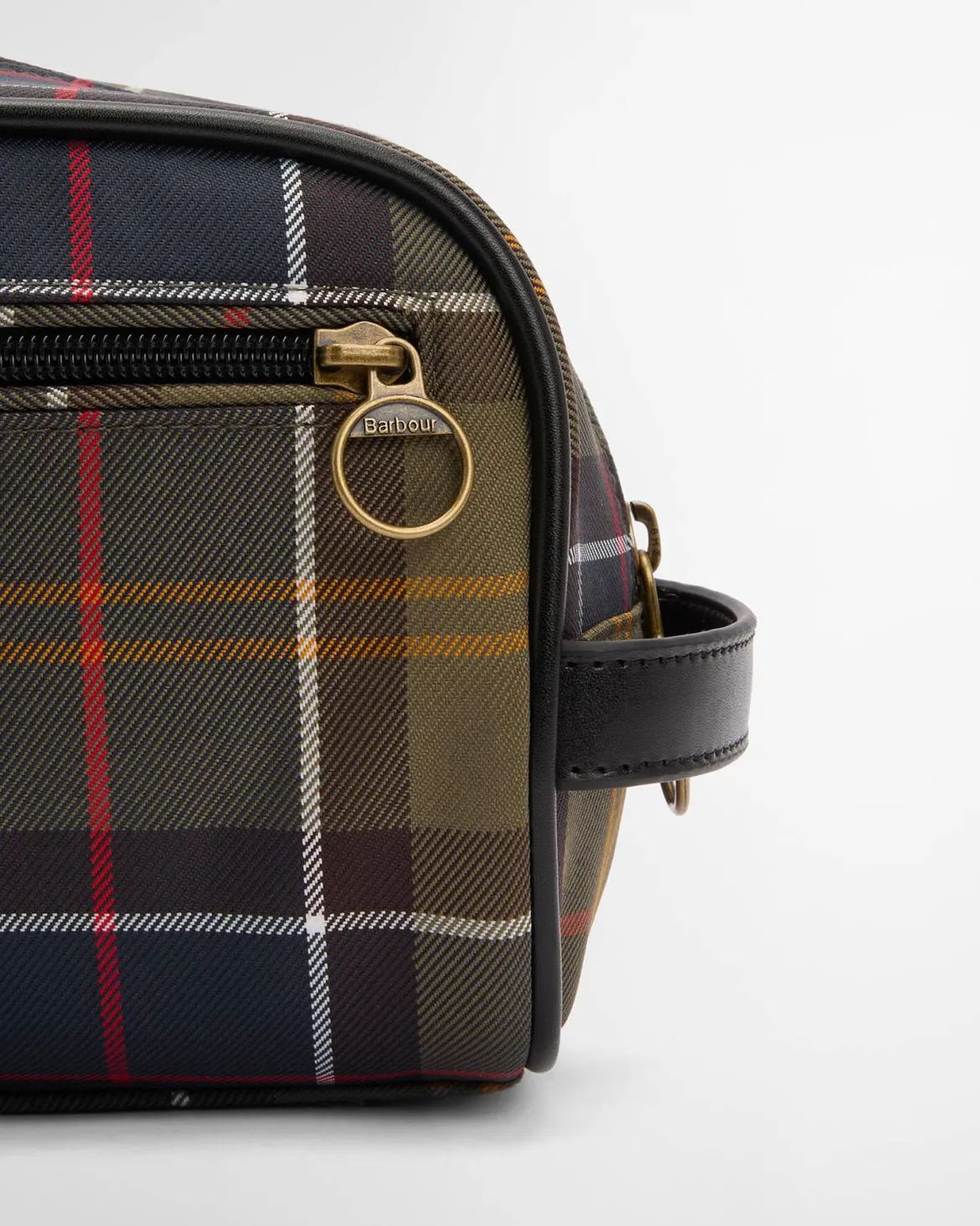 Barbour toilettilaukku Tartan Washbag, vihreä ruutu