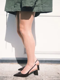Bianco naisten avokkaat Biamaralyn Slingback Heel Patent, tummanruskea