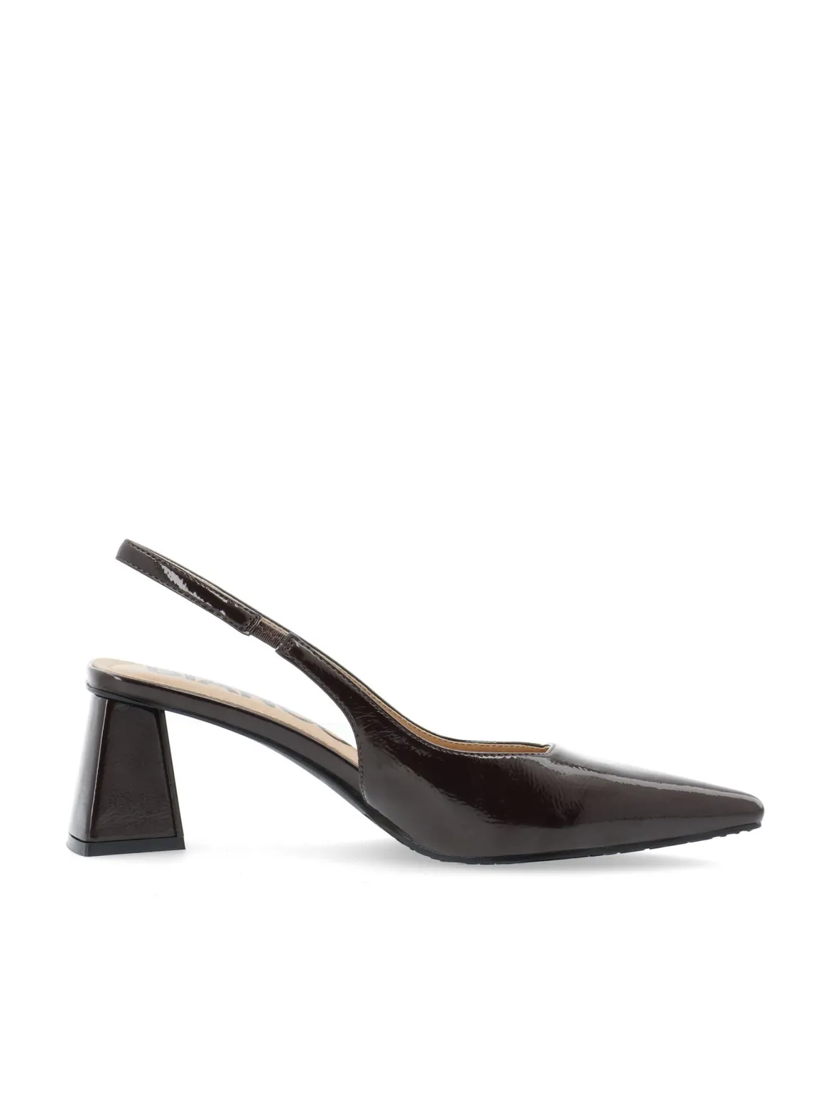 Bianco naisten avokkaat Biamaralyn Slingback Heel Patent, tummanruskea
