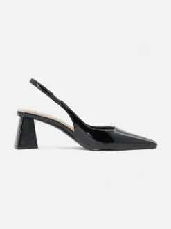 Bianco naisten avokkaat Biamaralyn Slingback Heel Patent, musta