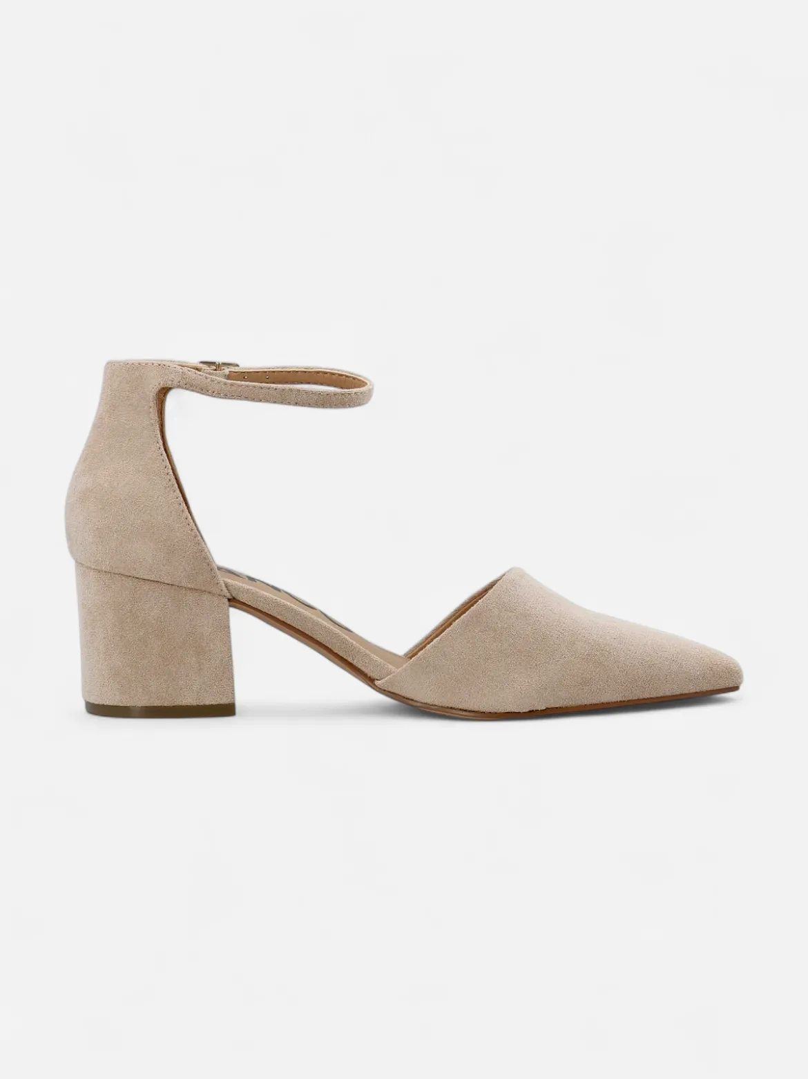 Bianco naisten korkokengät Biadevived Heel MicroSuede, beige