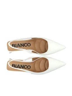 Bianco naisten korkokengät Biamaralyn Slingbacks, luonnonvalkoinen