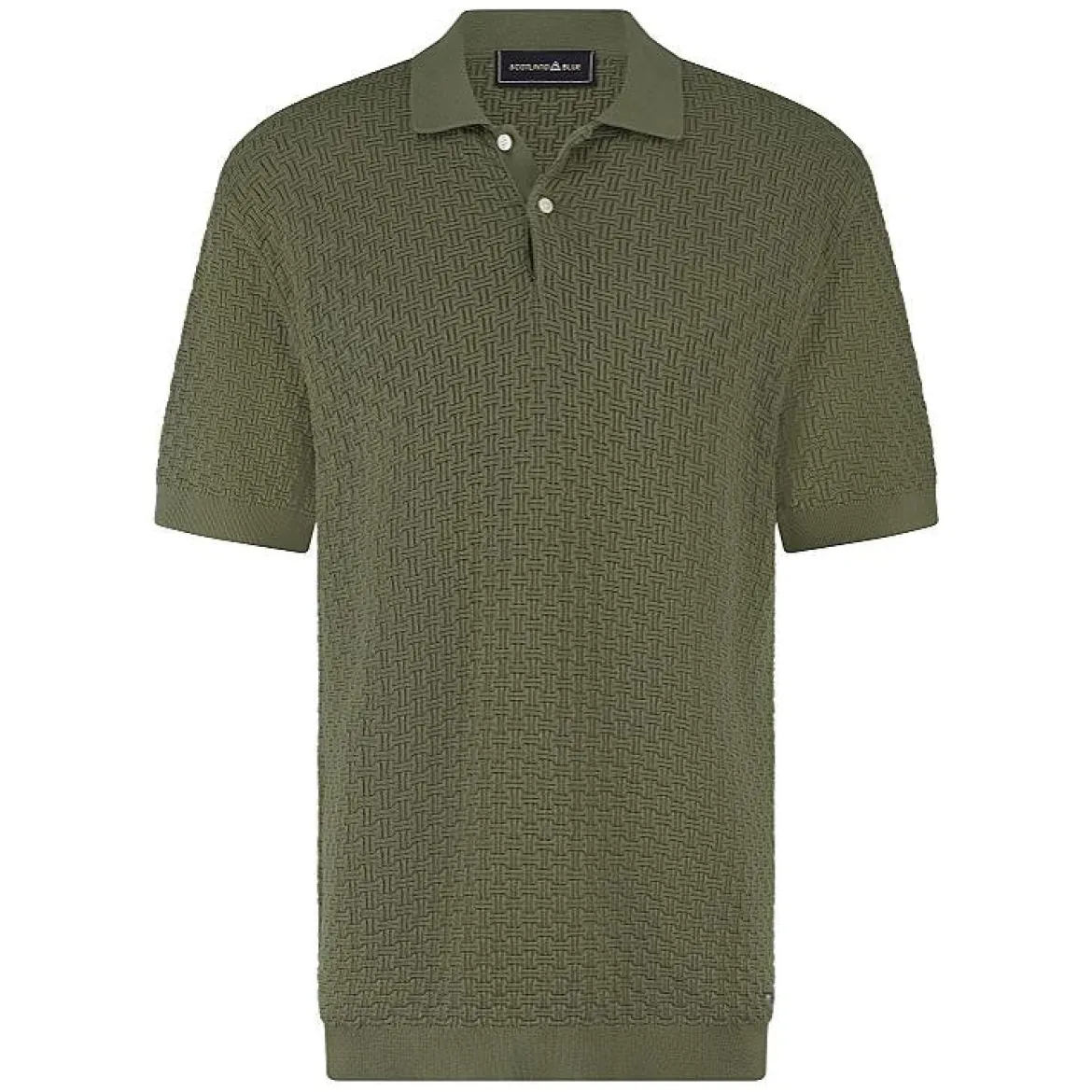 Born with Appetite miesten pikeepaita Knit Polo, vihreä