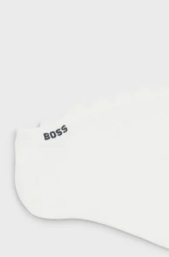 BOSS miesten nilkkasukat 5-pack, valkoinen