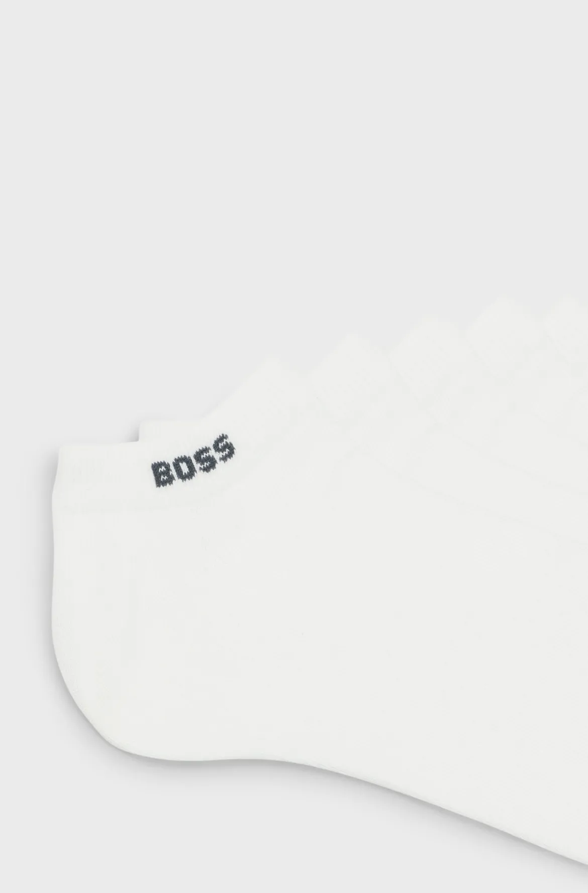 BOSS miesten nilkkasukat 5-pack, valkoinen