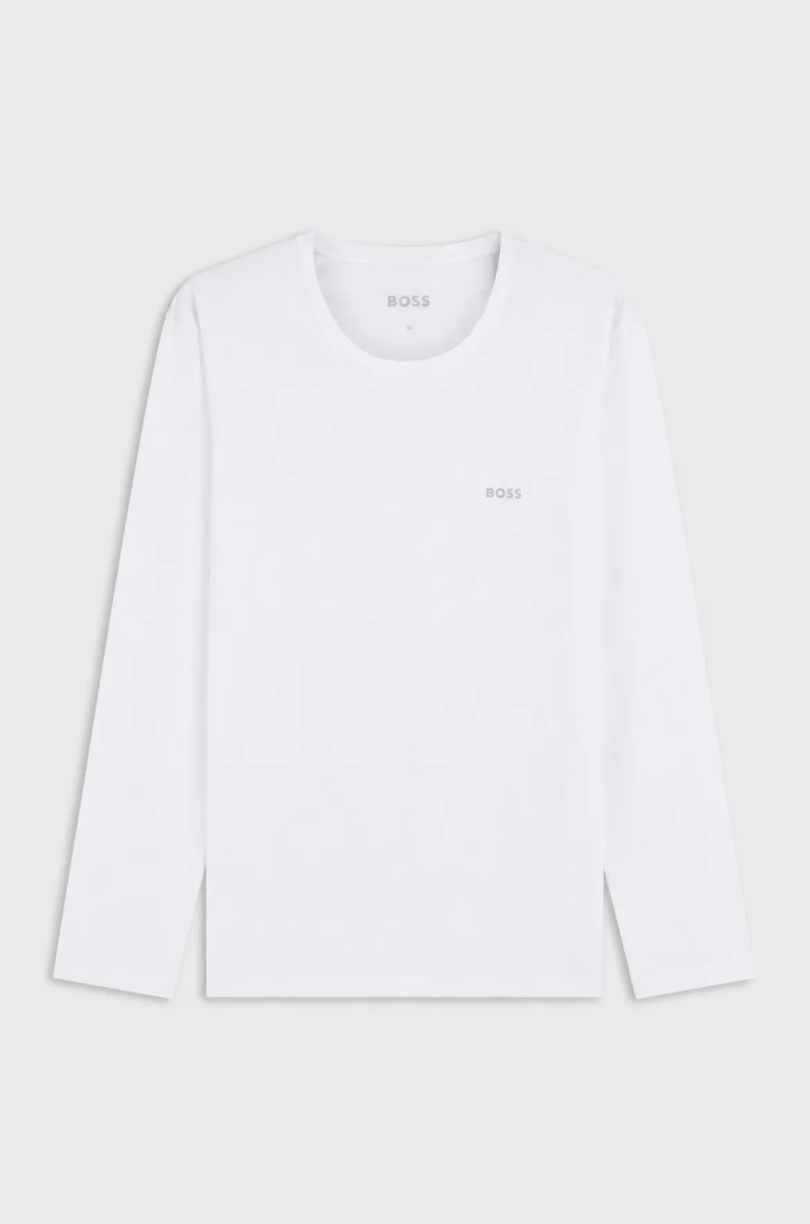 BOSS miesten pitkähihainen paita K LS Shirt Classic, valkoinen