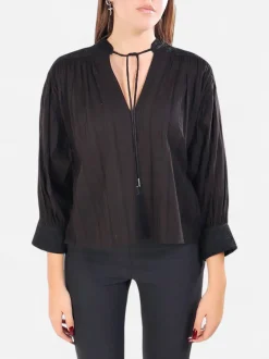 Boss Orange naisten pusero Brodes Blouse, musta