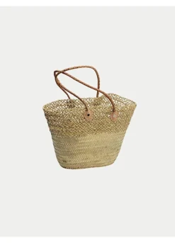 Bow 19 naisten laukku Straw Bag Fancy, beige