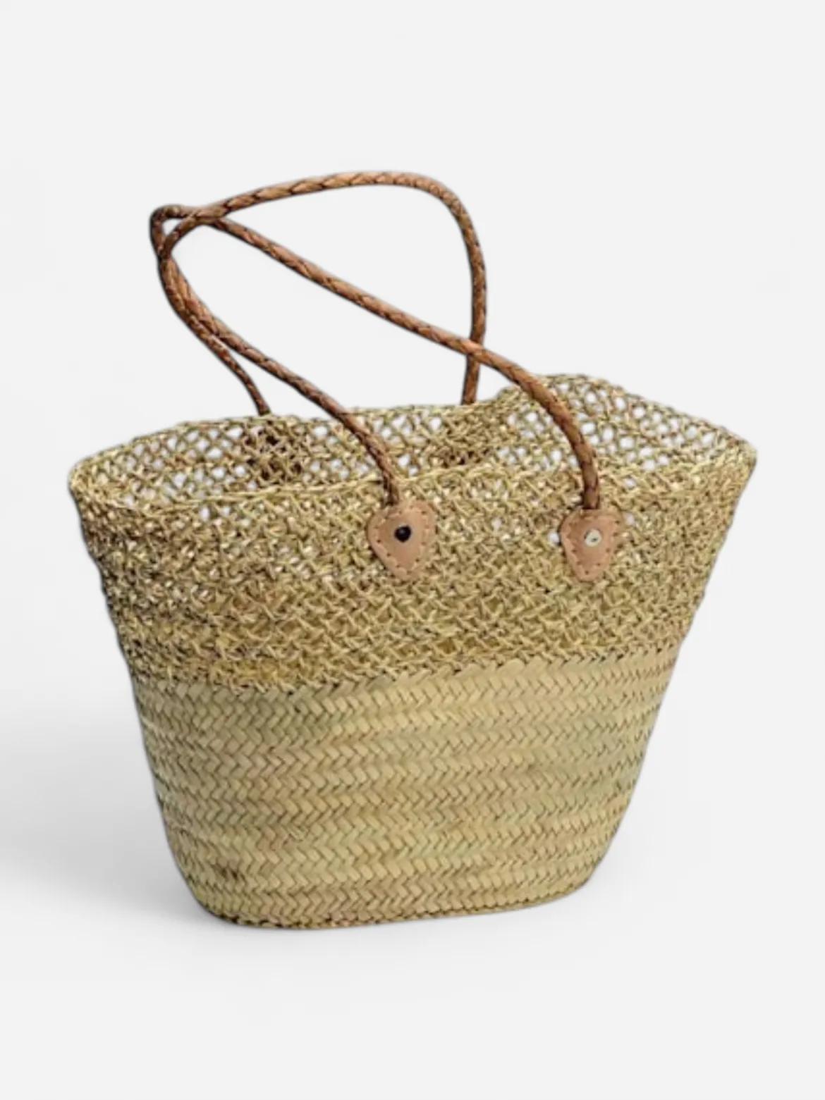 Bow 19 naisten laukku Straw Bag Fancy, beige