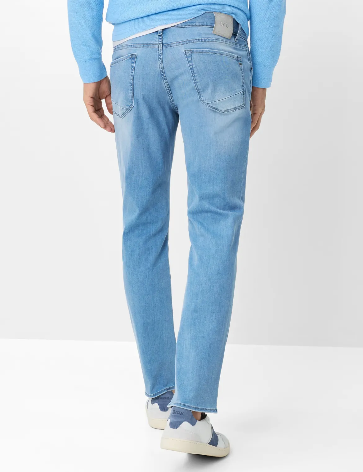 Brax miesten farkut Chuck HI Flex Extreme Light Blue Denim, vaaleansininen