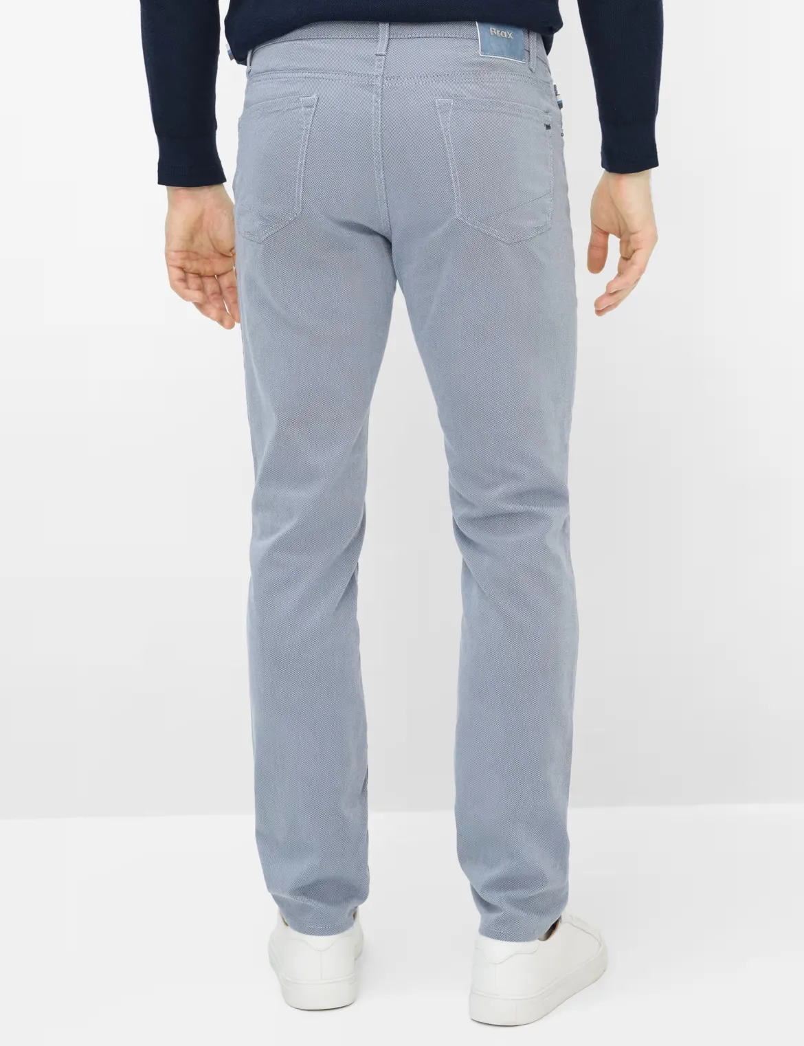 Brax miesten housut Chuck Tri-Flex Modern Fit Stucture, sininen