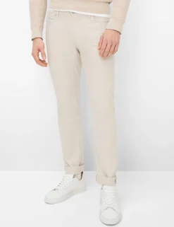Brax miesten housut Chuck Tri-Flex Modern Fit Stucture, beige