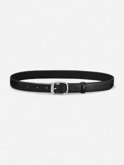 Calvin Klein Accessories naisten vyö Chunky Buckle 30MM Smooth, musta