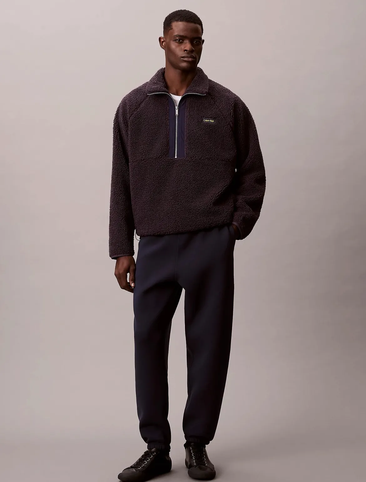 Calvin Klein Jeans miesten collegehousut Cotton Spacer Jogger, tummansininen