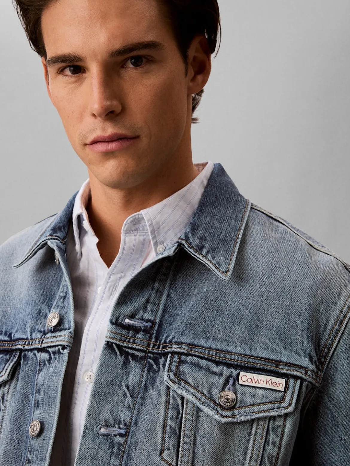 Calvin Klein Jeans miesten farkkutakki Andrew Classic Trucker Jeans Jacket, sininen indigo
