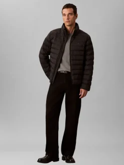 Calvin Klein Jeans miesten kevyttoppatakki, LS NYLON LT WEIGT HDD Musta