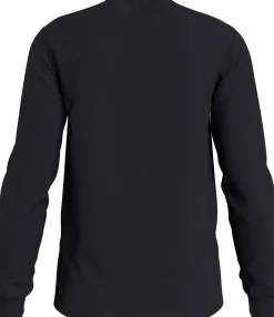 Calvin Klein Jeans Miesten Paita, MONOLOGO BADGE WAFFLE LS TEE Musta